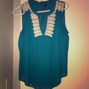 Turquoise Blouse
